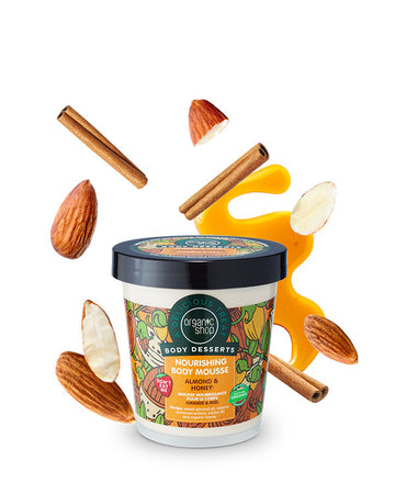 Natura Siberica Organic Shop Body Desserts Almond & Honey Mousse Θρέψης Σώματος 450ml